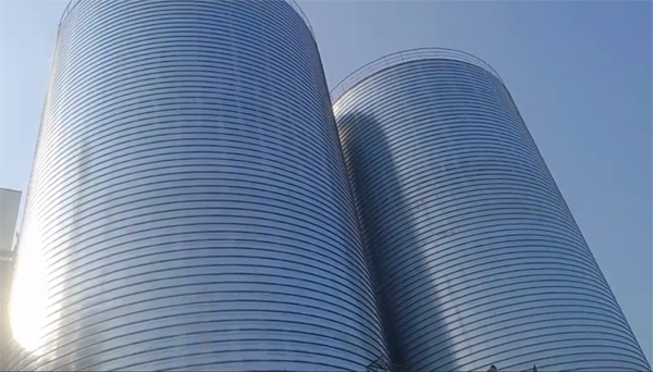 云浮2座混凝土高架卷板仓